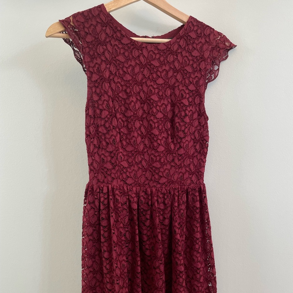 Talula Burgundy Dress